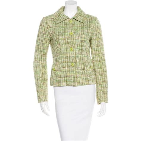 dolce gabbana tweed jacket green ebay